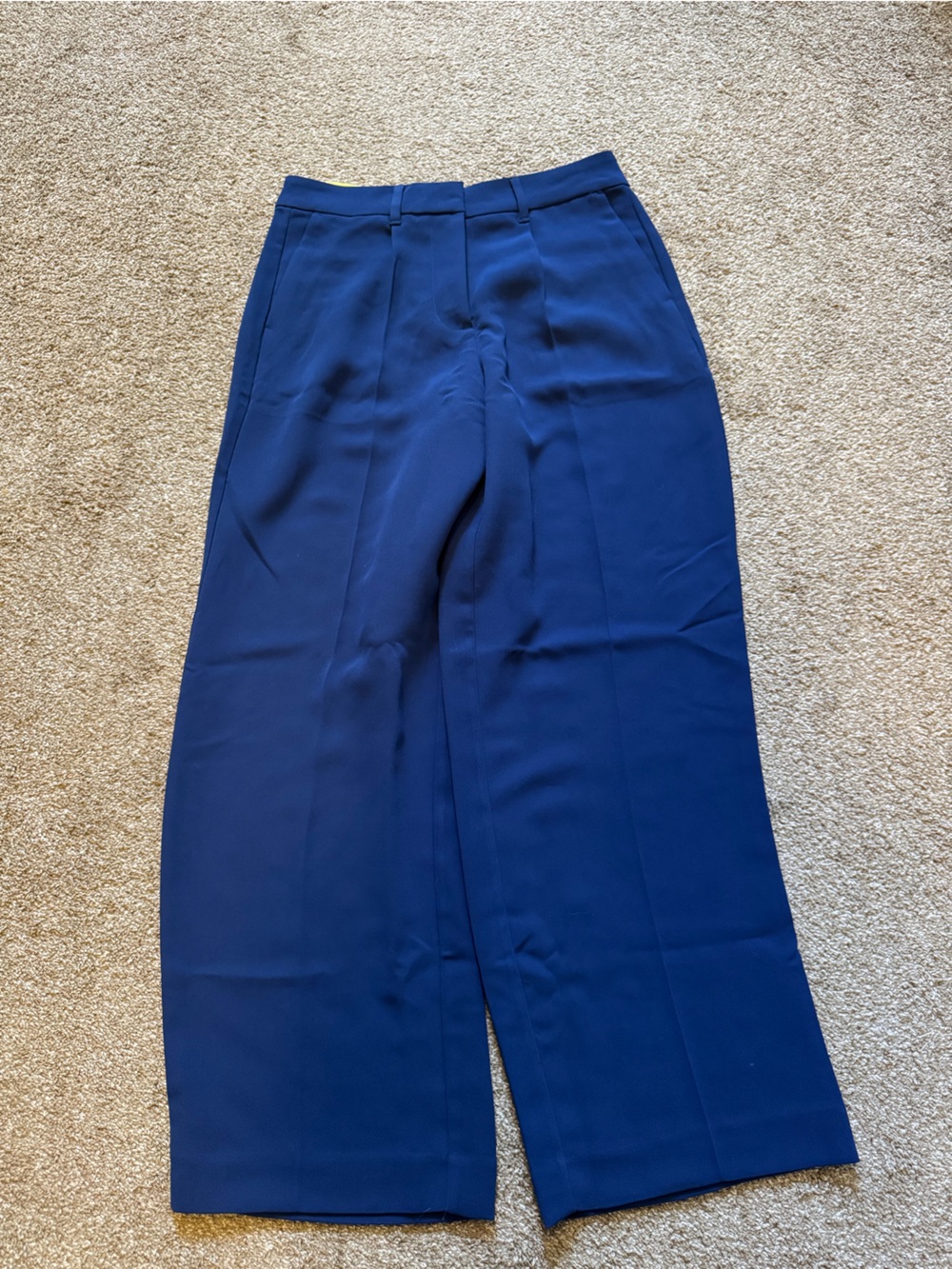 Banana Republic Navy Wide-Leg Dress Pants